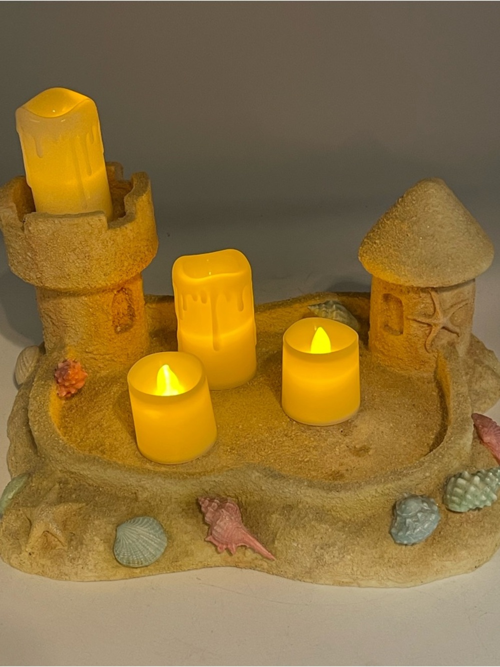 Enesco “Cherished Teddies By The Sea” Priscilla Hillman Sand Castle Display Base